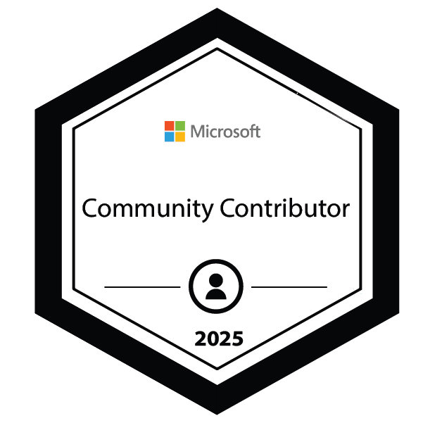 Microsoft Community Contributor 2025
