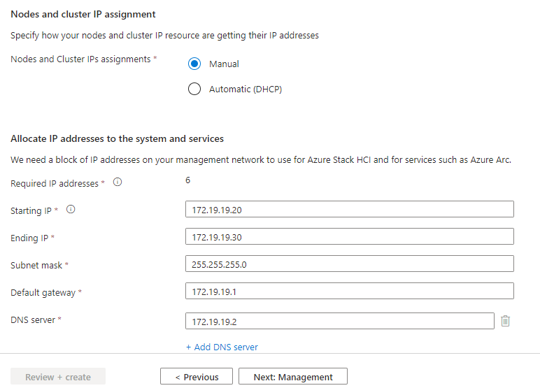 IP Configuration