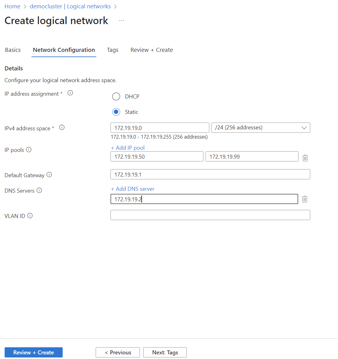 Creating Logical Network 03