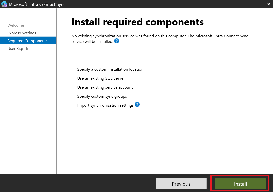 Entra ID Connect Config 2