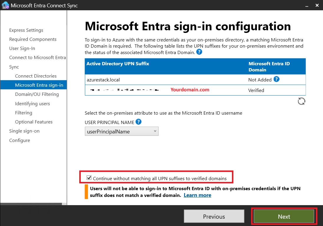 Entra ID Connect Config 8