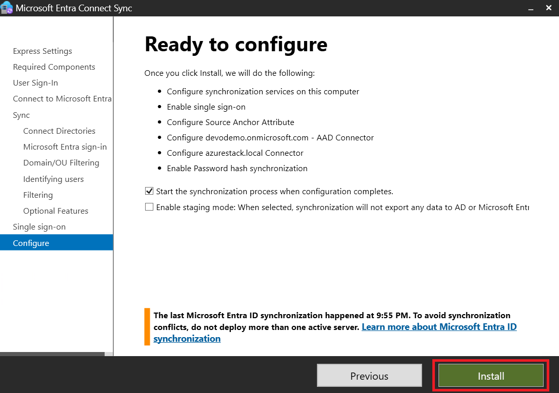 Entra ID Connect Config 14